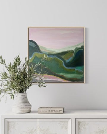 24" x 24" Abstract Landscape