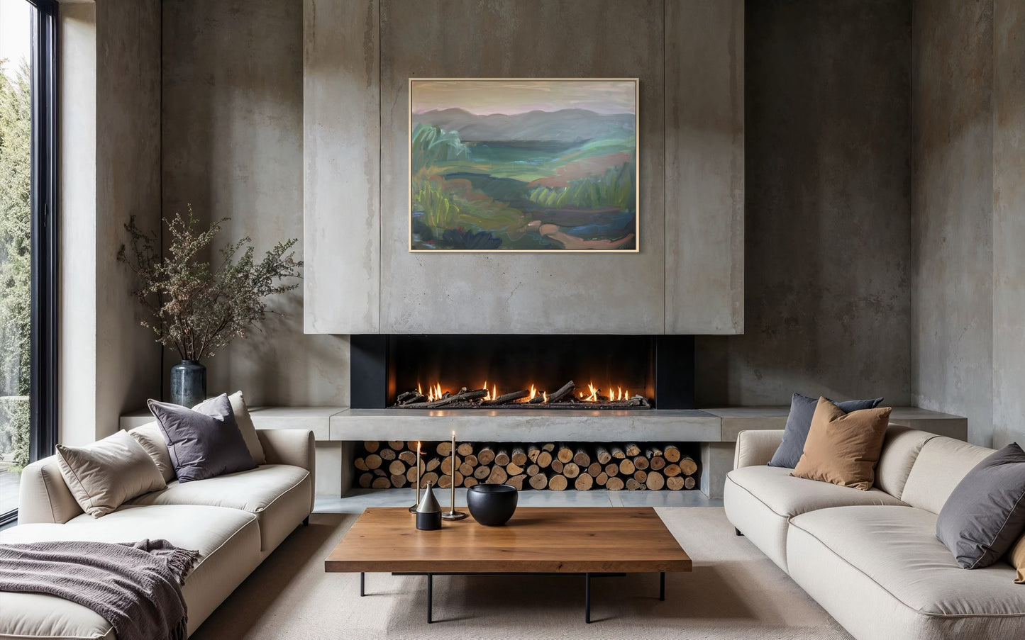 36" x 48" | Out of office forever