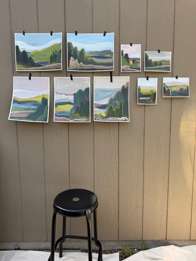 (Sizes vary) | Landscapes on paper