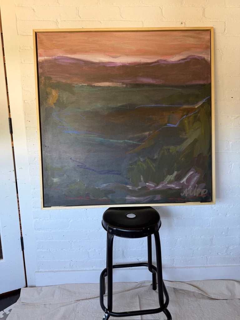 36" x 36" | Jump in the lake