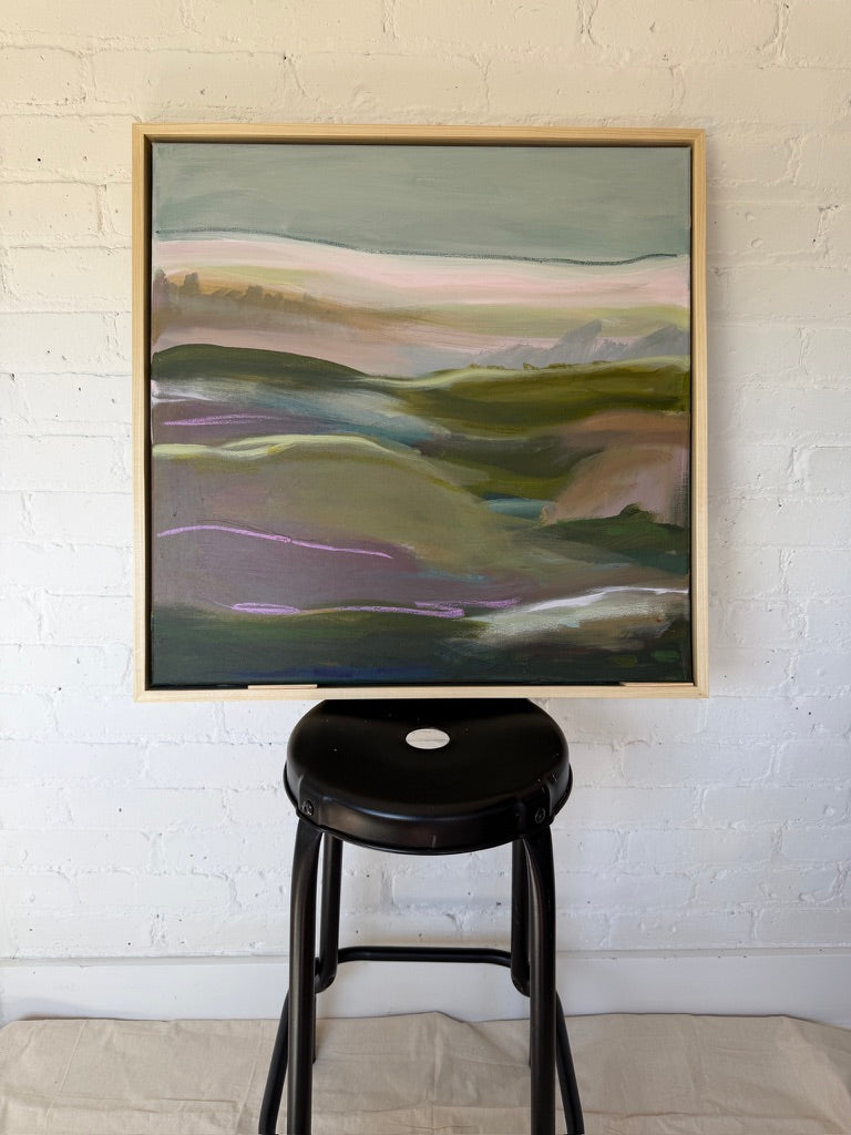 24" x 24" | Where lavender grows