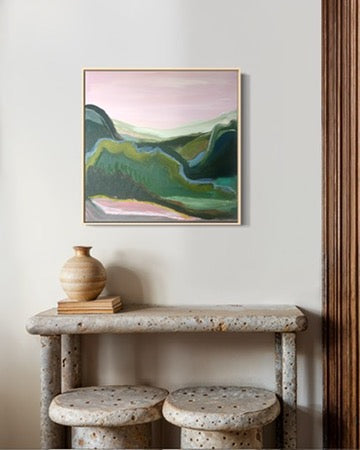 24" x 24" Abstract Landscape