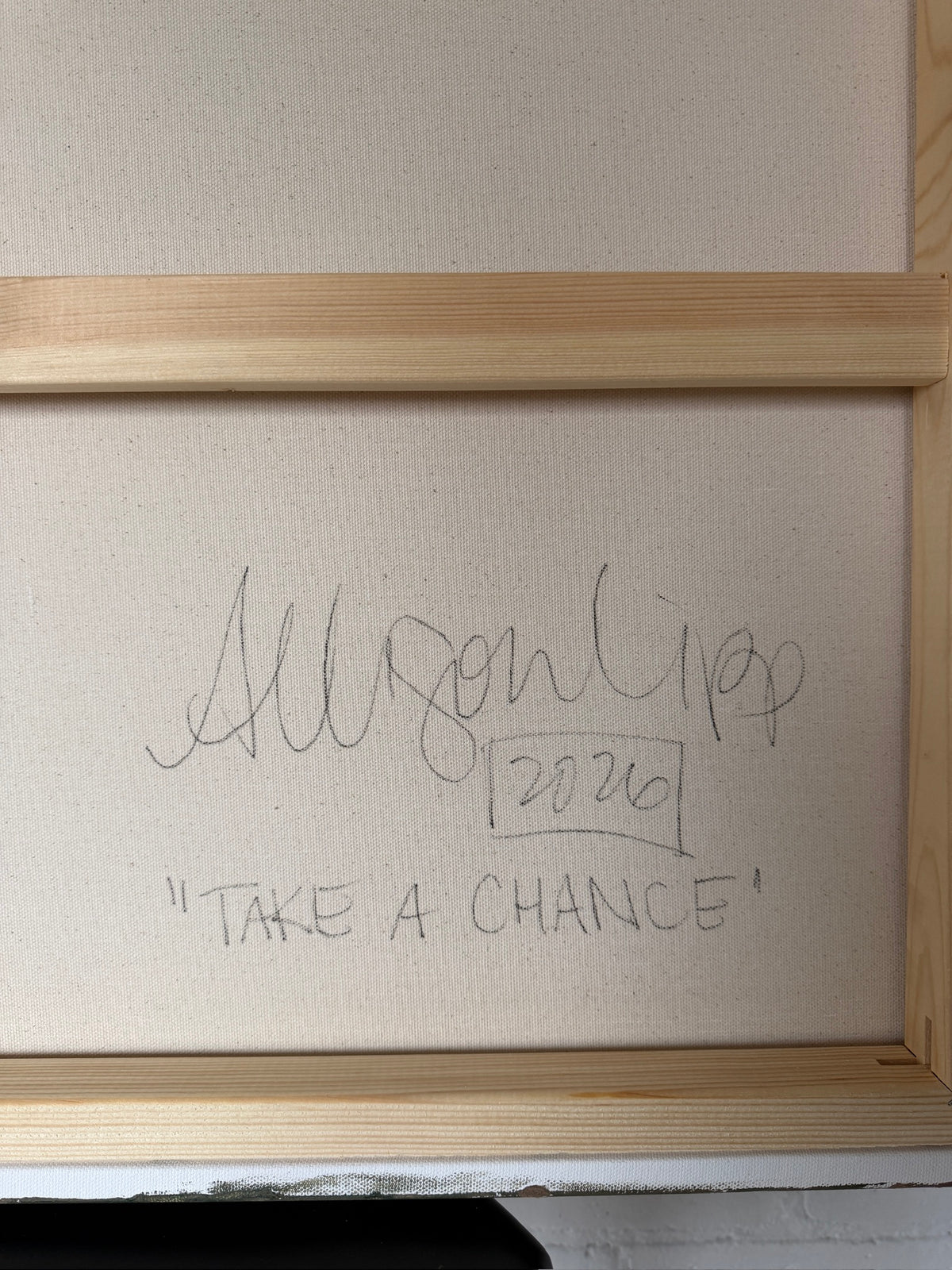 24" x 24" | Take a chance