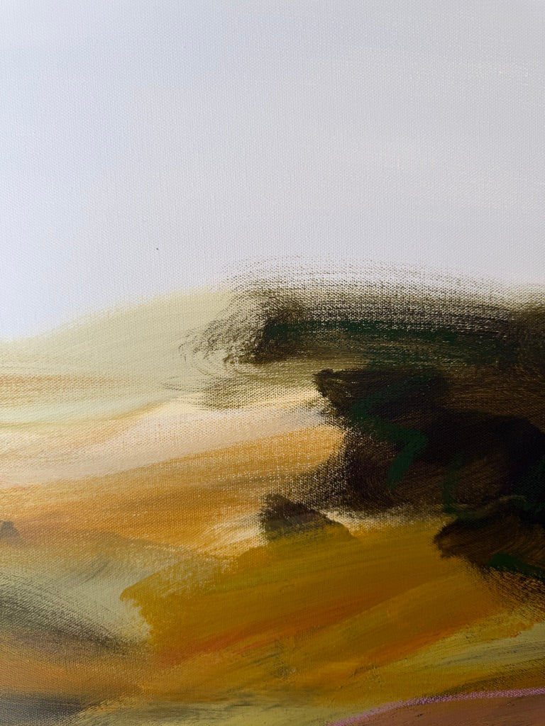 24" x 36" Abstract Landscape | Acrylic and oil stick on canvas