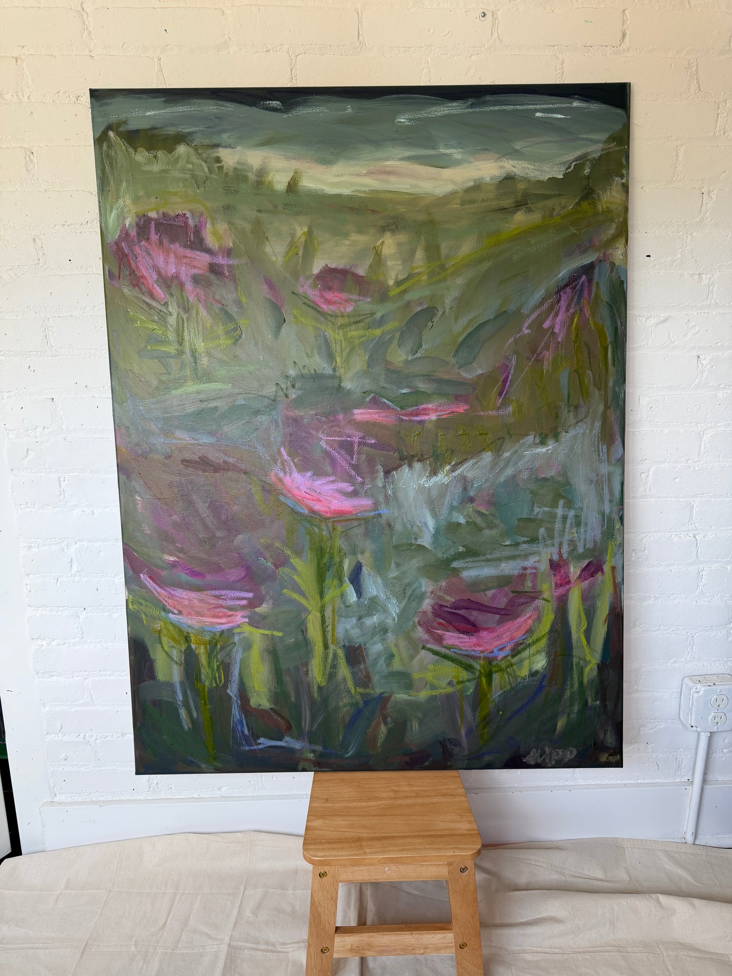 48" x 36" | Onward and upward