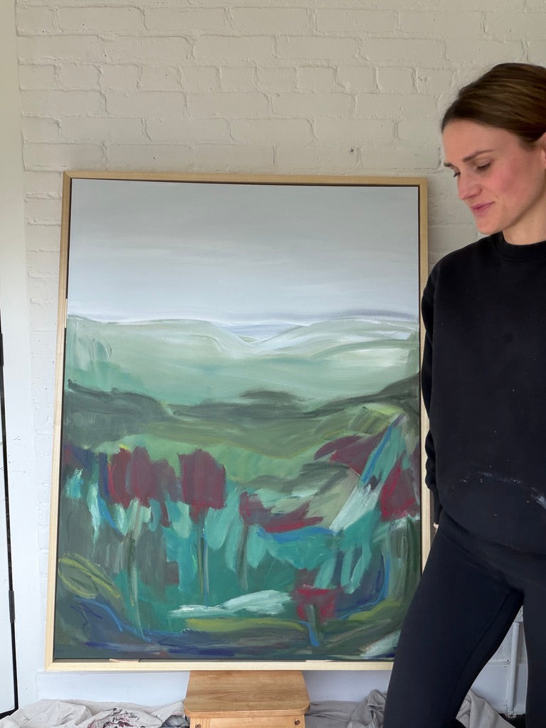 48" x 36" | Garden with a view, II