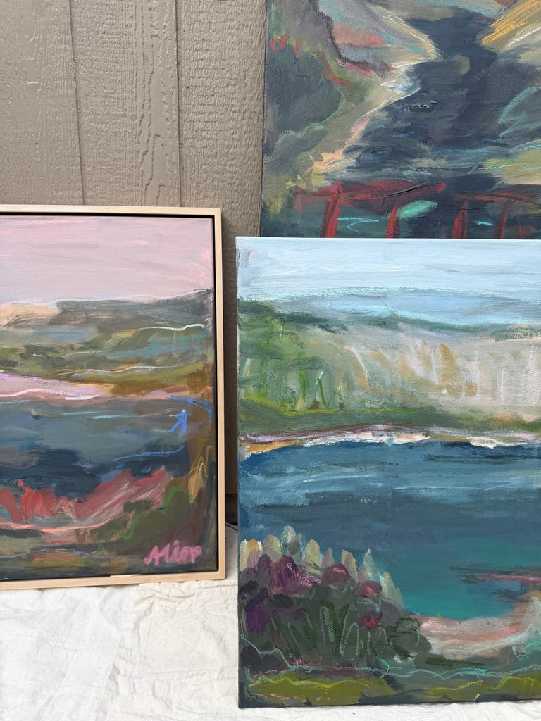 30" x 30" | Look at those bluffs