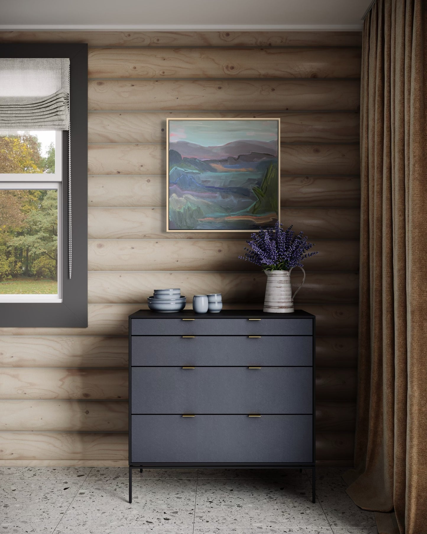 24" x 24" | Alpine secret II