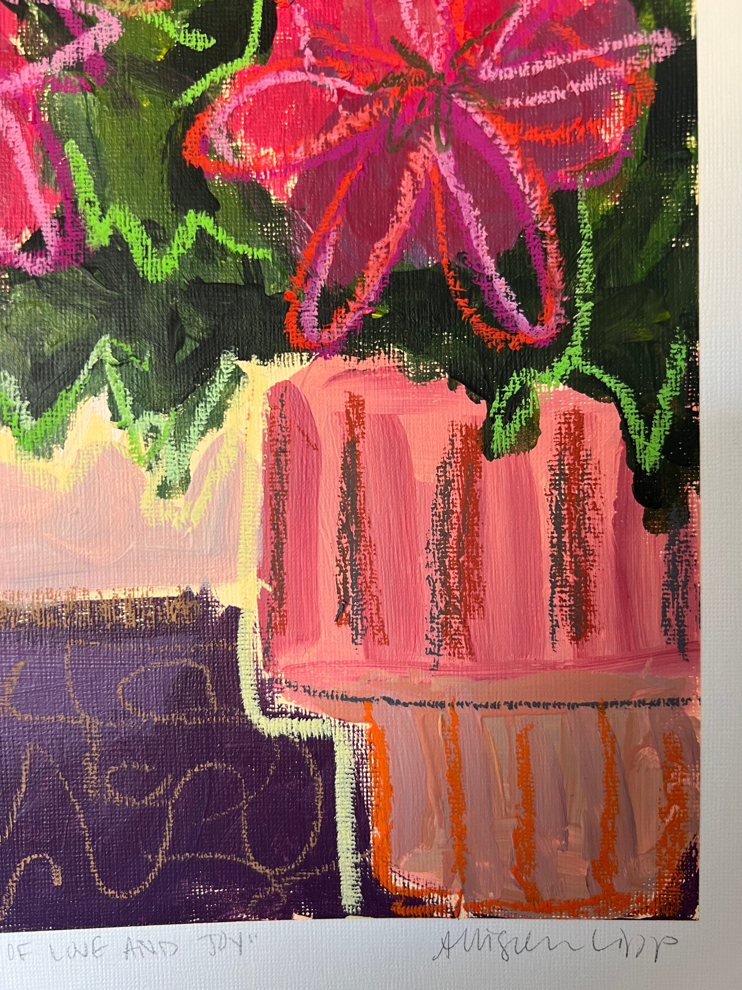 9"x9" | "Oodles of Love and Joy"