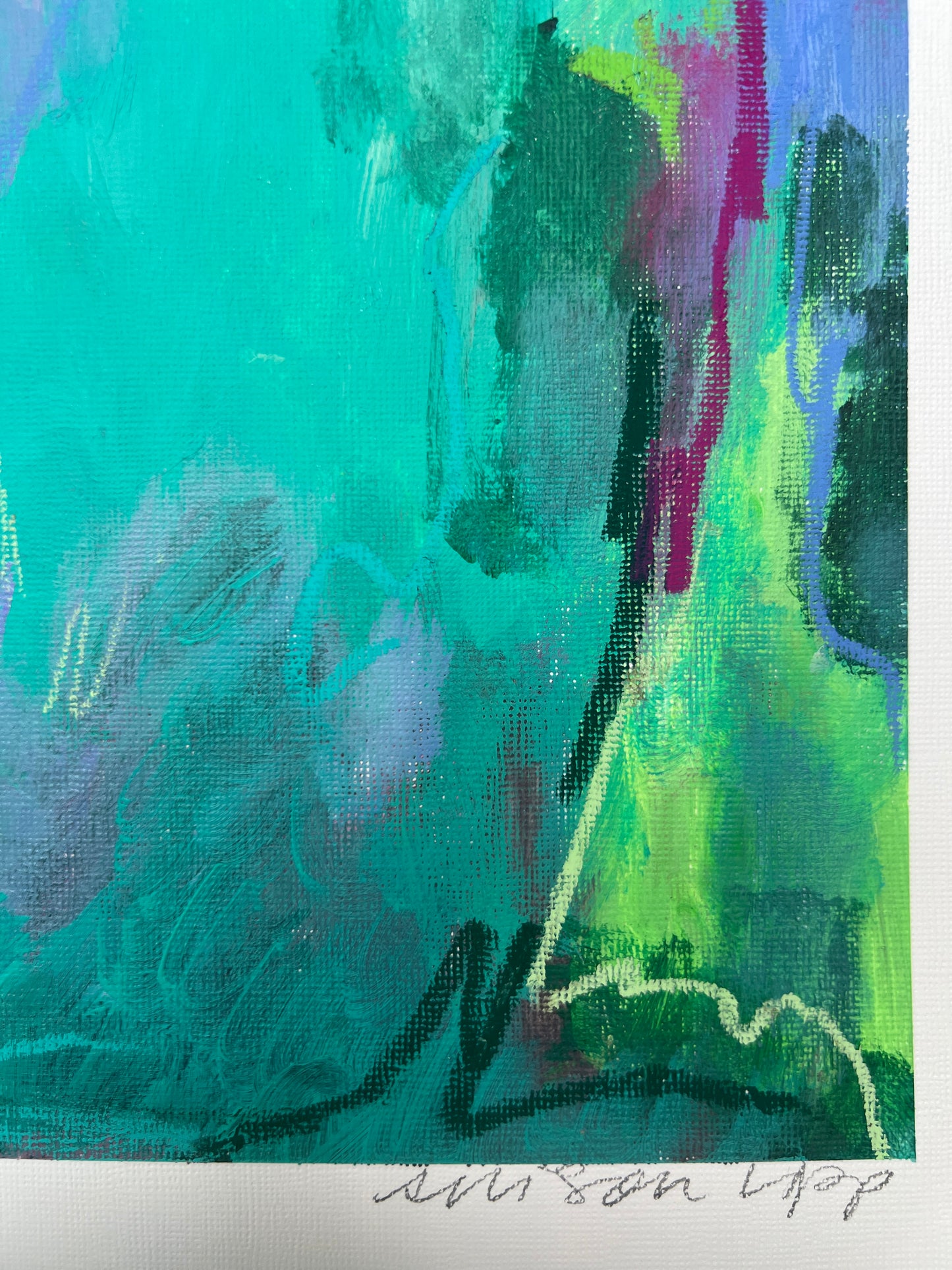 10" x 10" | Series 9 | Bright Teal