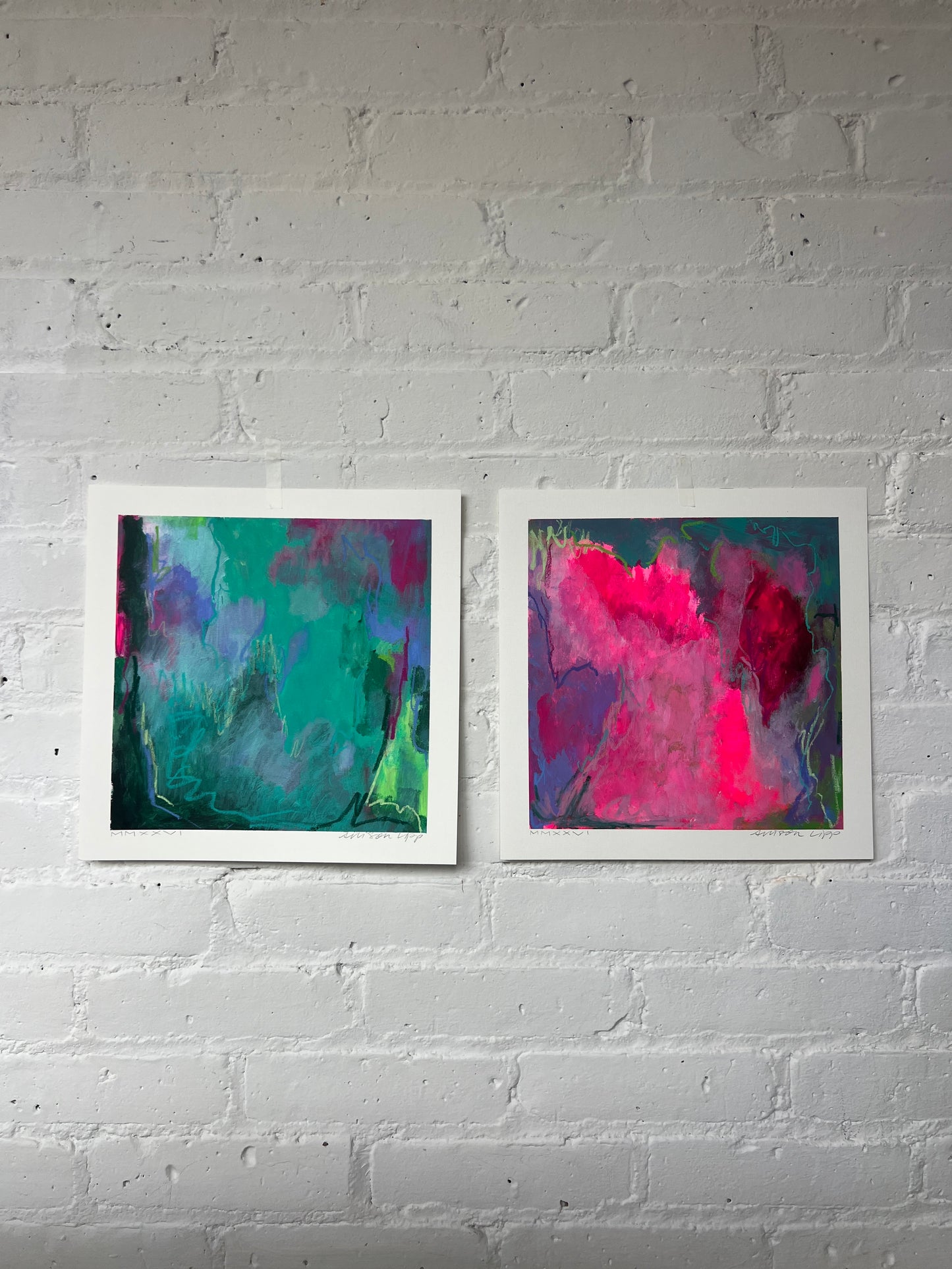 10" x 10" | Series 9 | Bright Teal