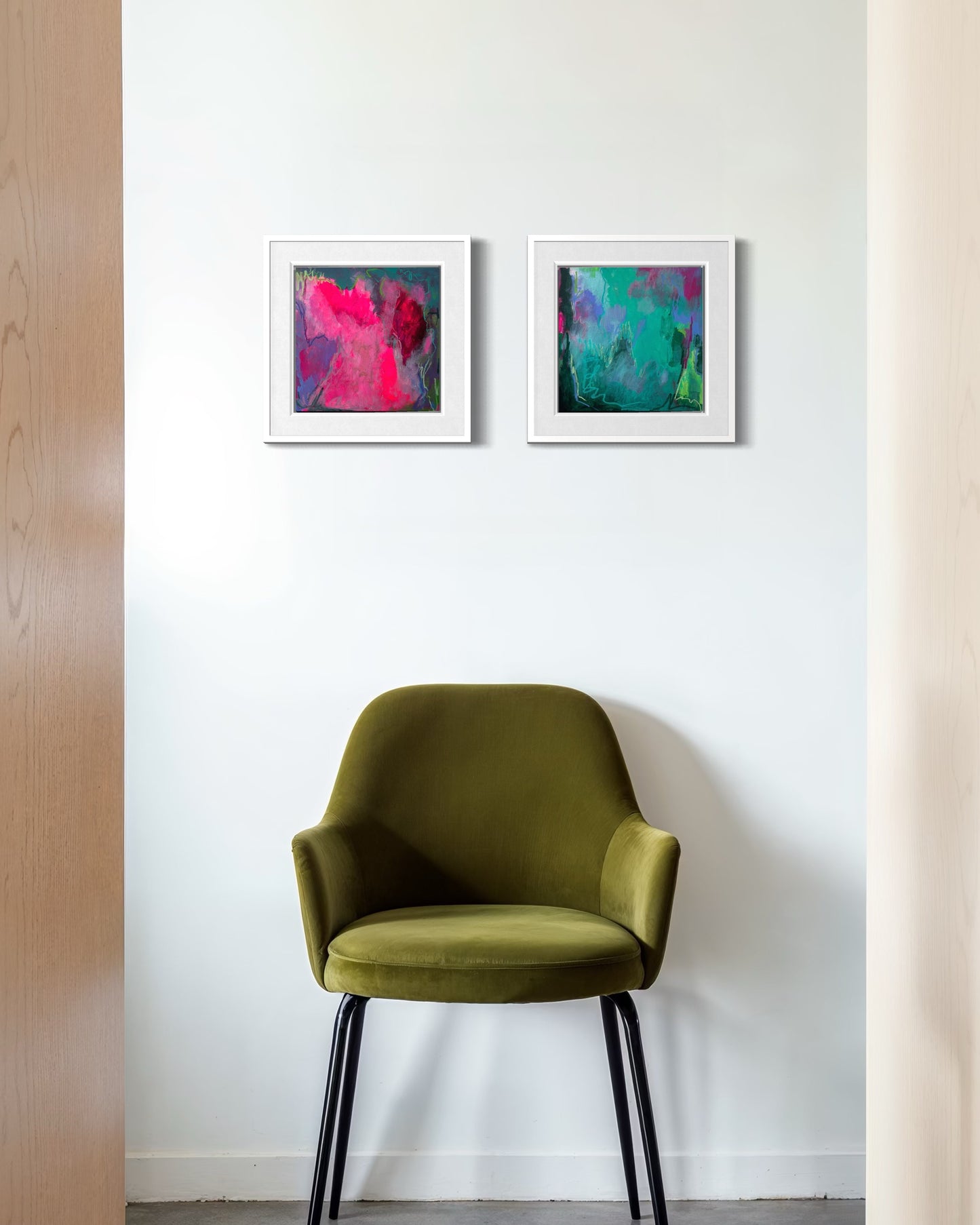 10" x 10" | Series 9 | Bright Teal