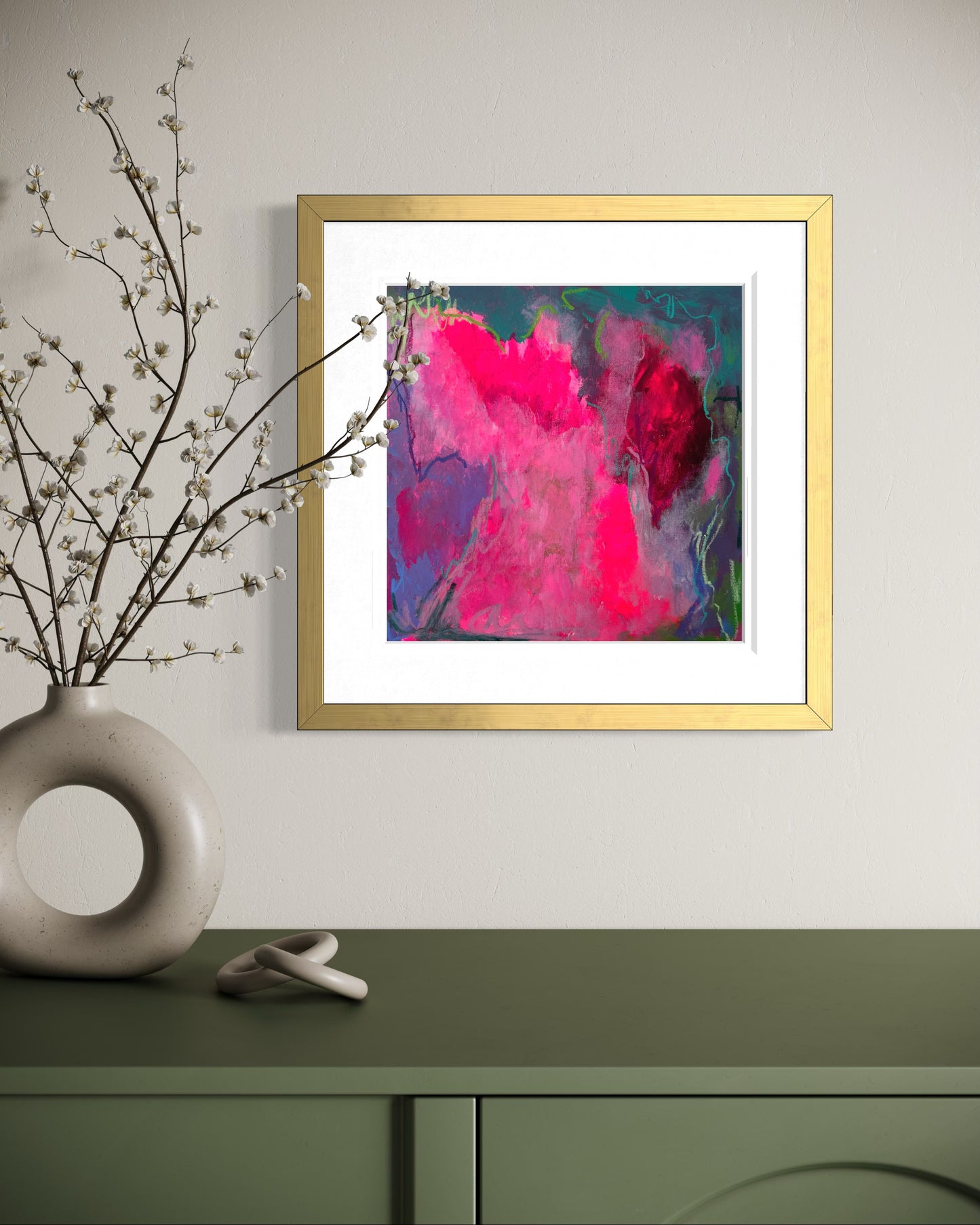 10"x10" | Series 9 | Neon Pink