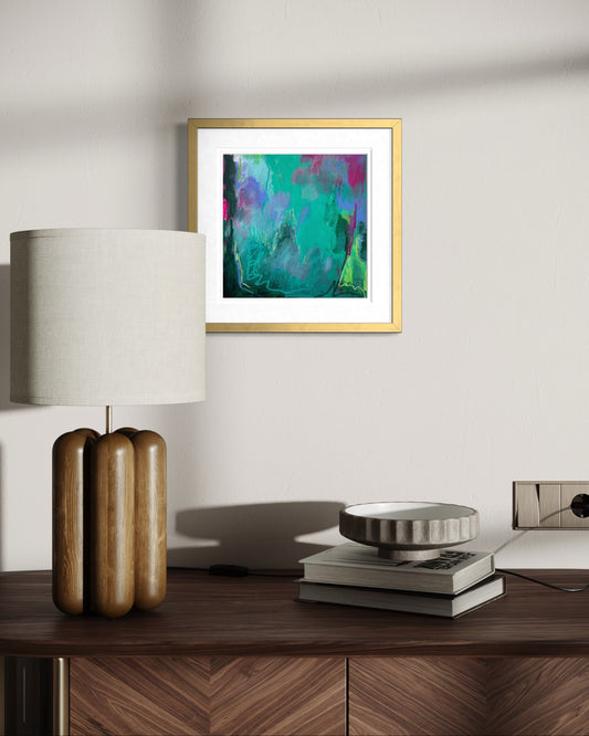 10" x 10" | Series 9 | Bright Teal