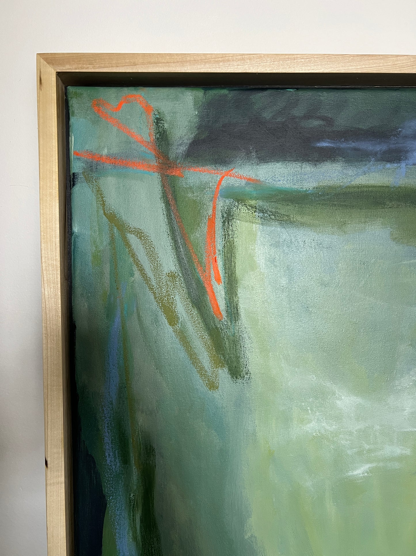 40" x 30" Acrylic and Oil Stick on Canvas