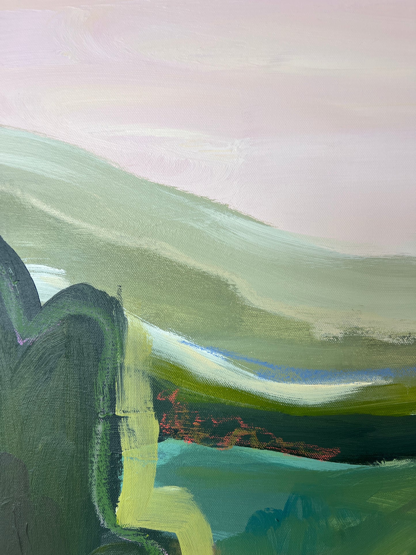 24" x 24" Abstract Landscape