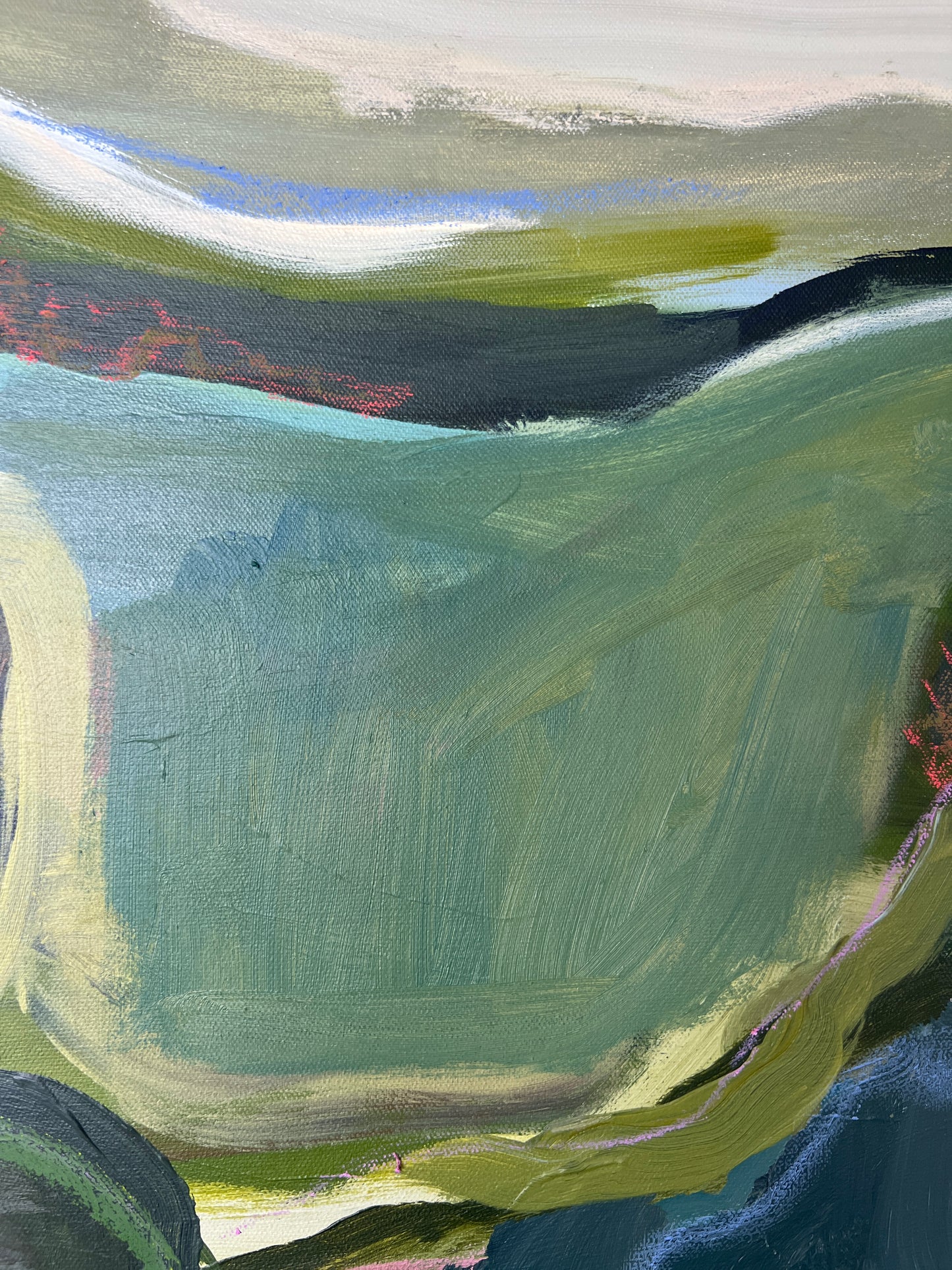 24" x 24" Abstract Landscape