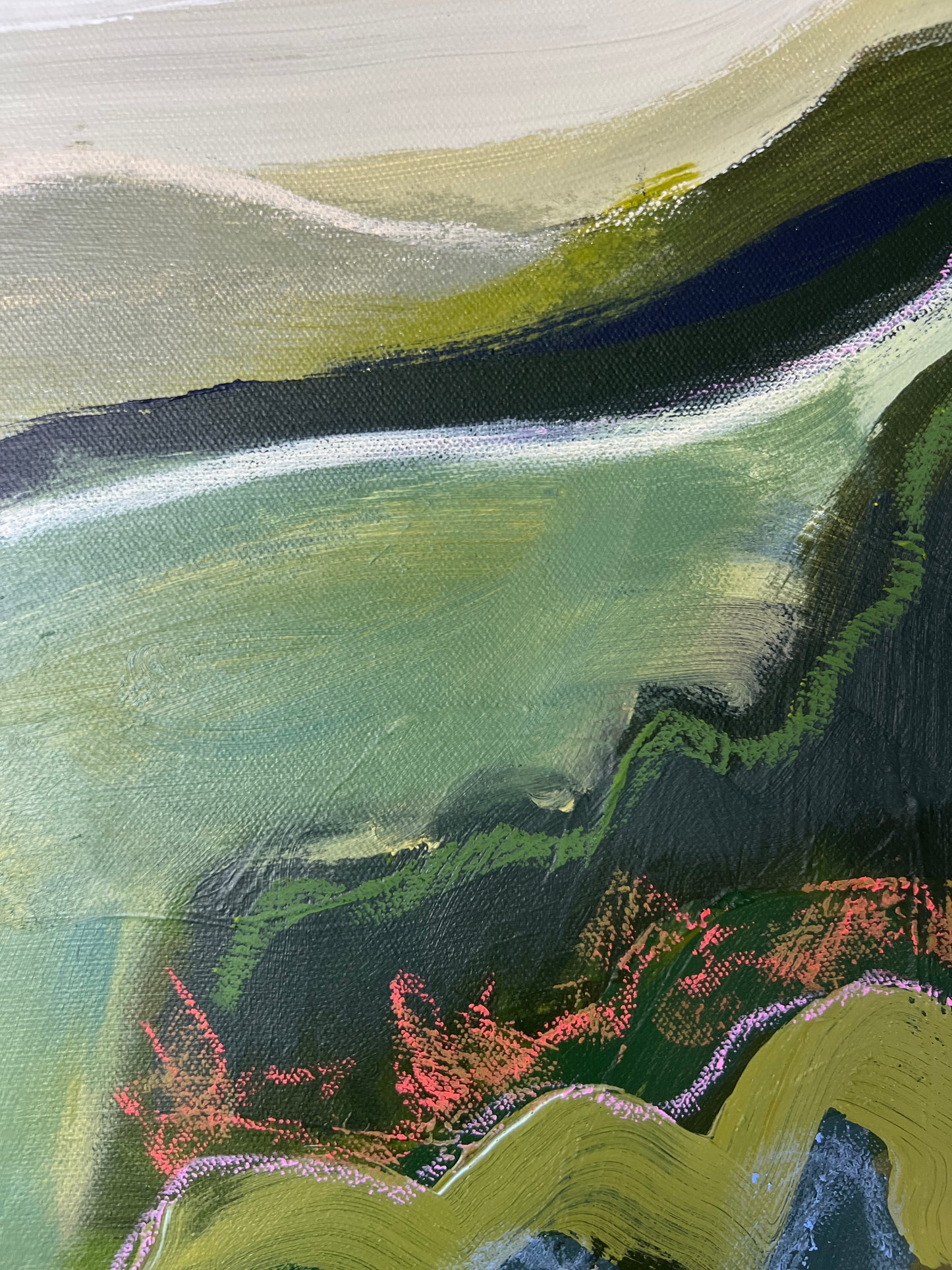 24" x 24" Abstract Landscape