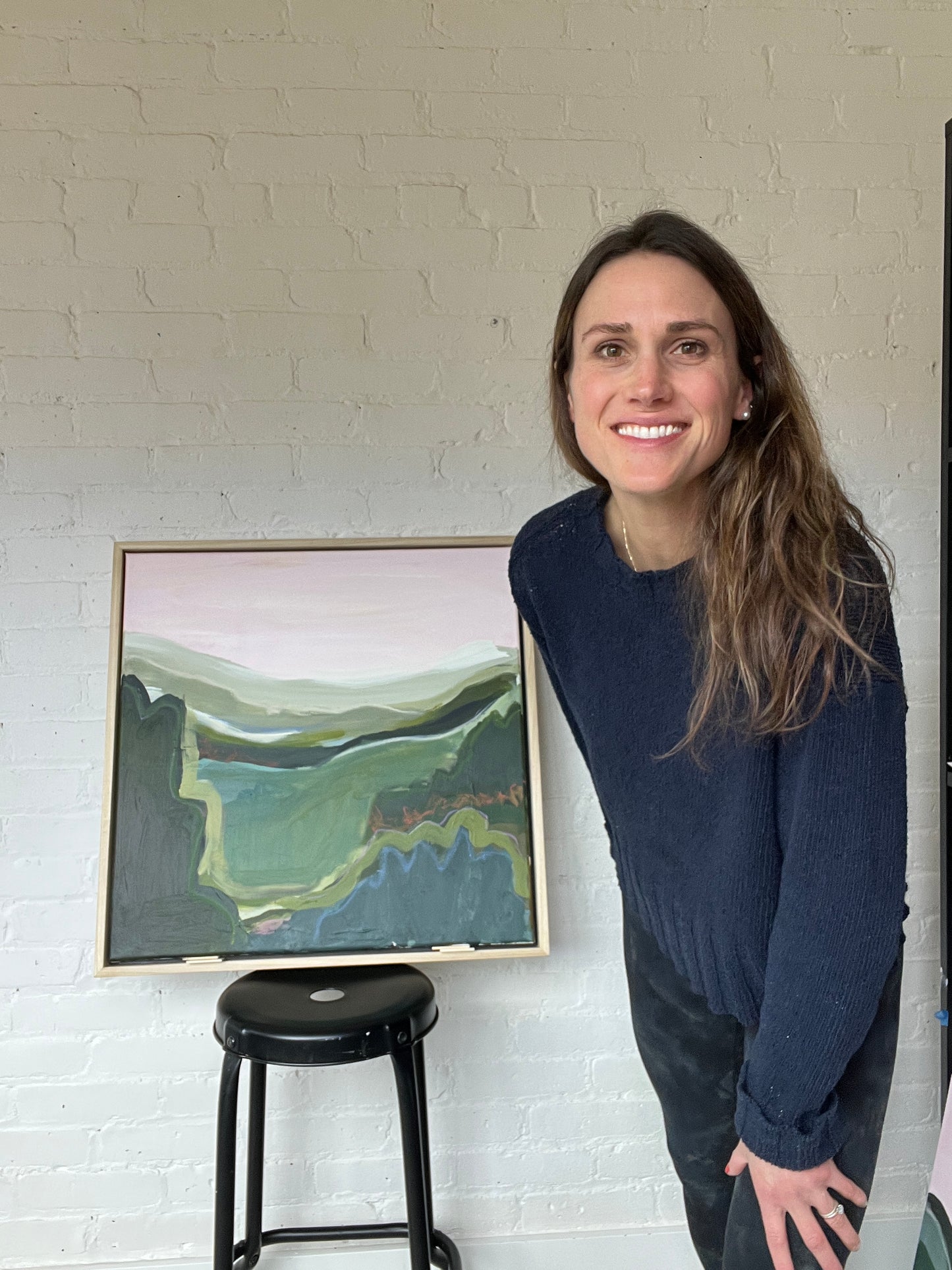 24" x 24" Abstract Landscape