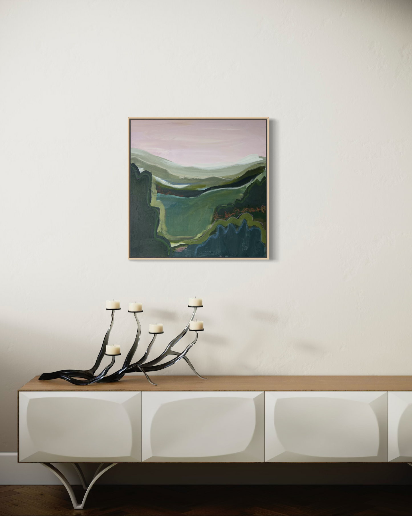 24" x 24" Abstract Landscape
