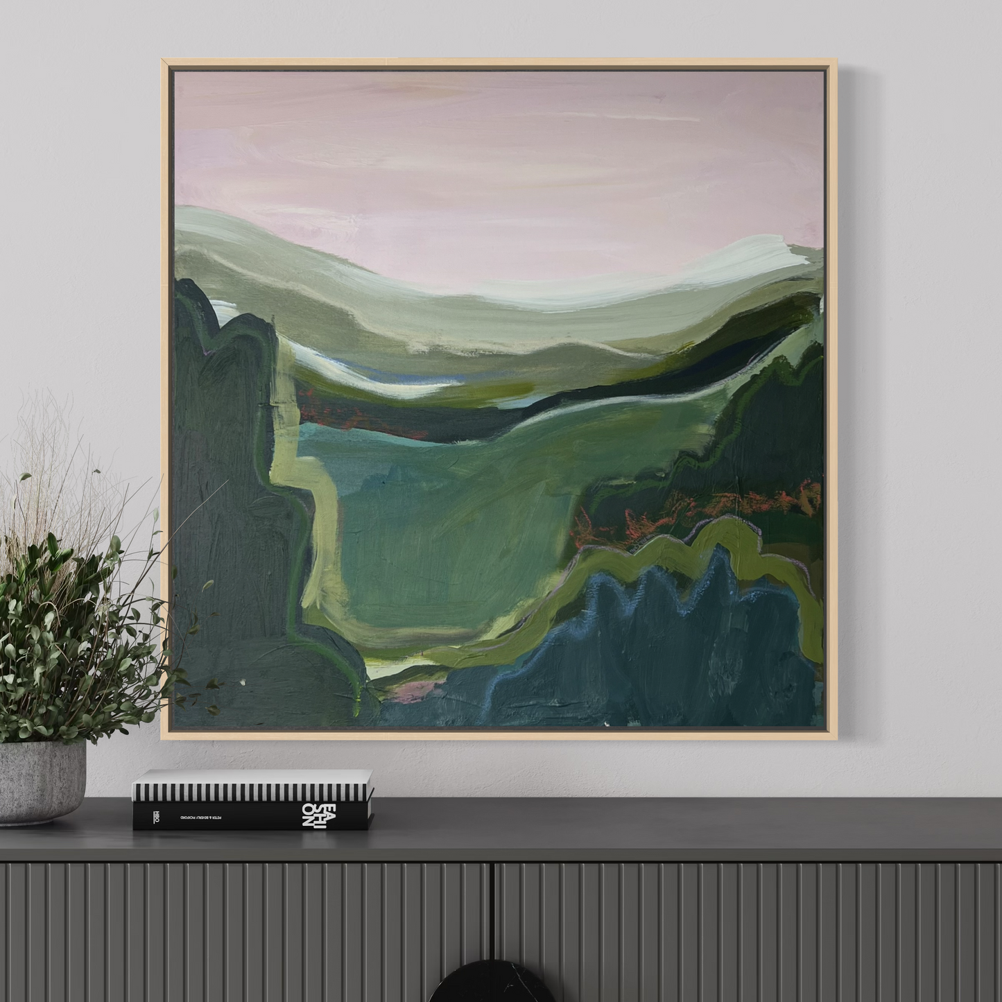 24" x 24" Abstract Landscape