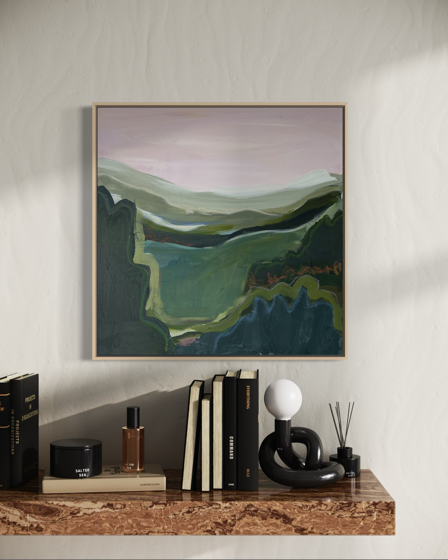 24" x 24" Abstract Landscape