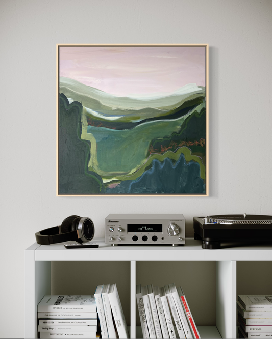 24" x 24" Abstract Landscape