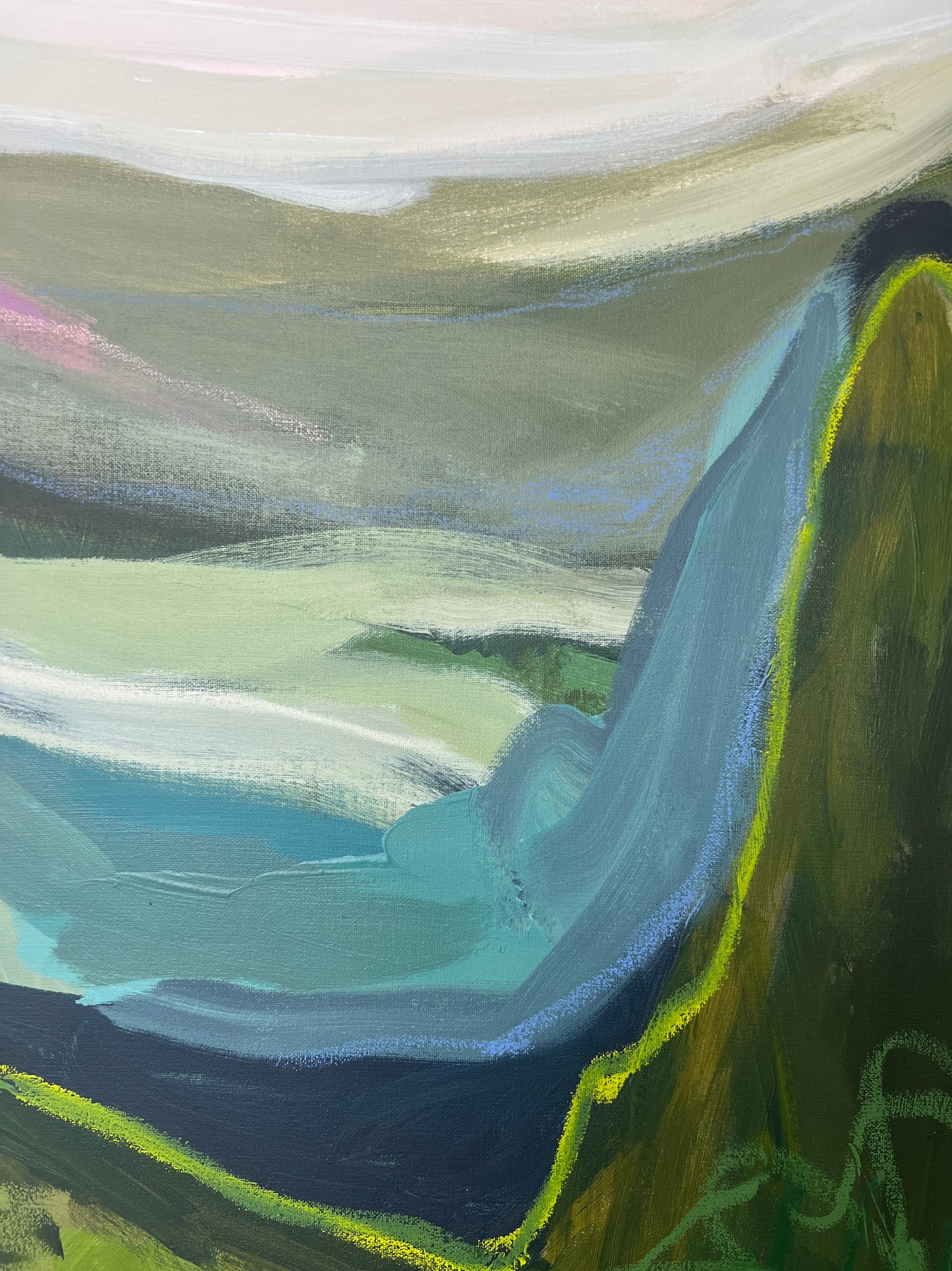48"x36" Abstract Landscape