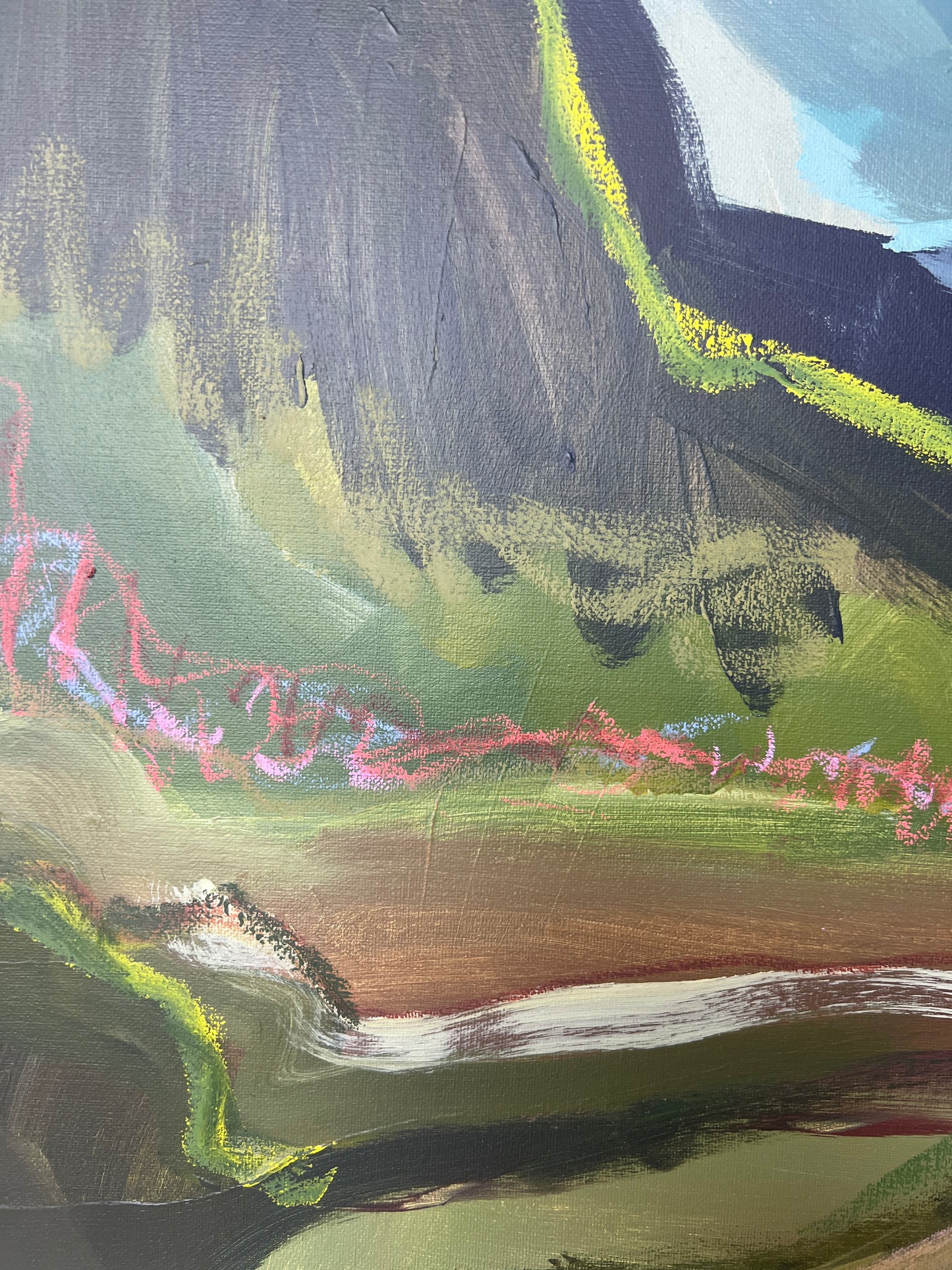 48"x36" Abstract Landscape