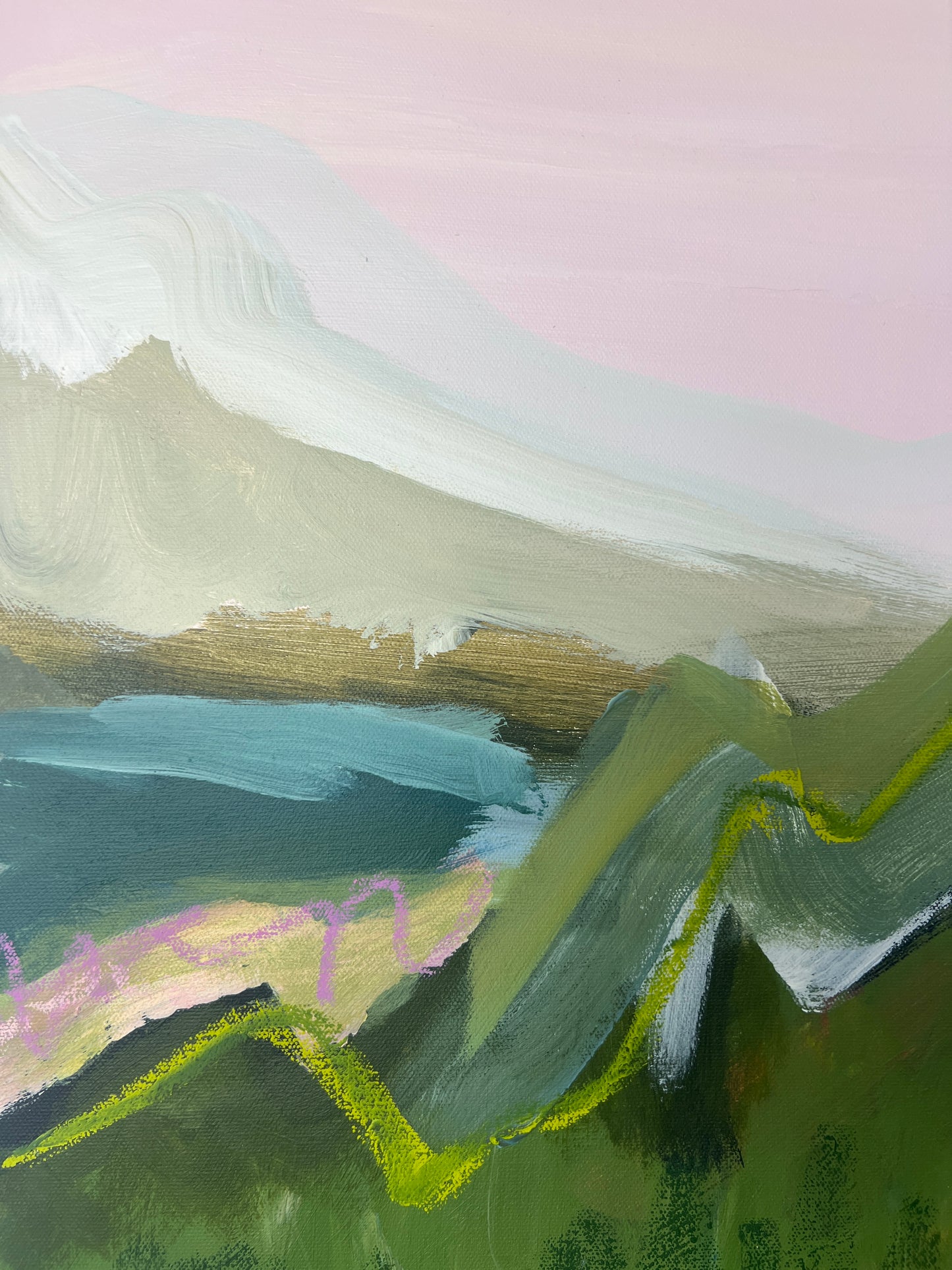 30" x 40" Abstract Landscape