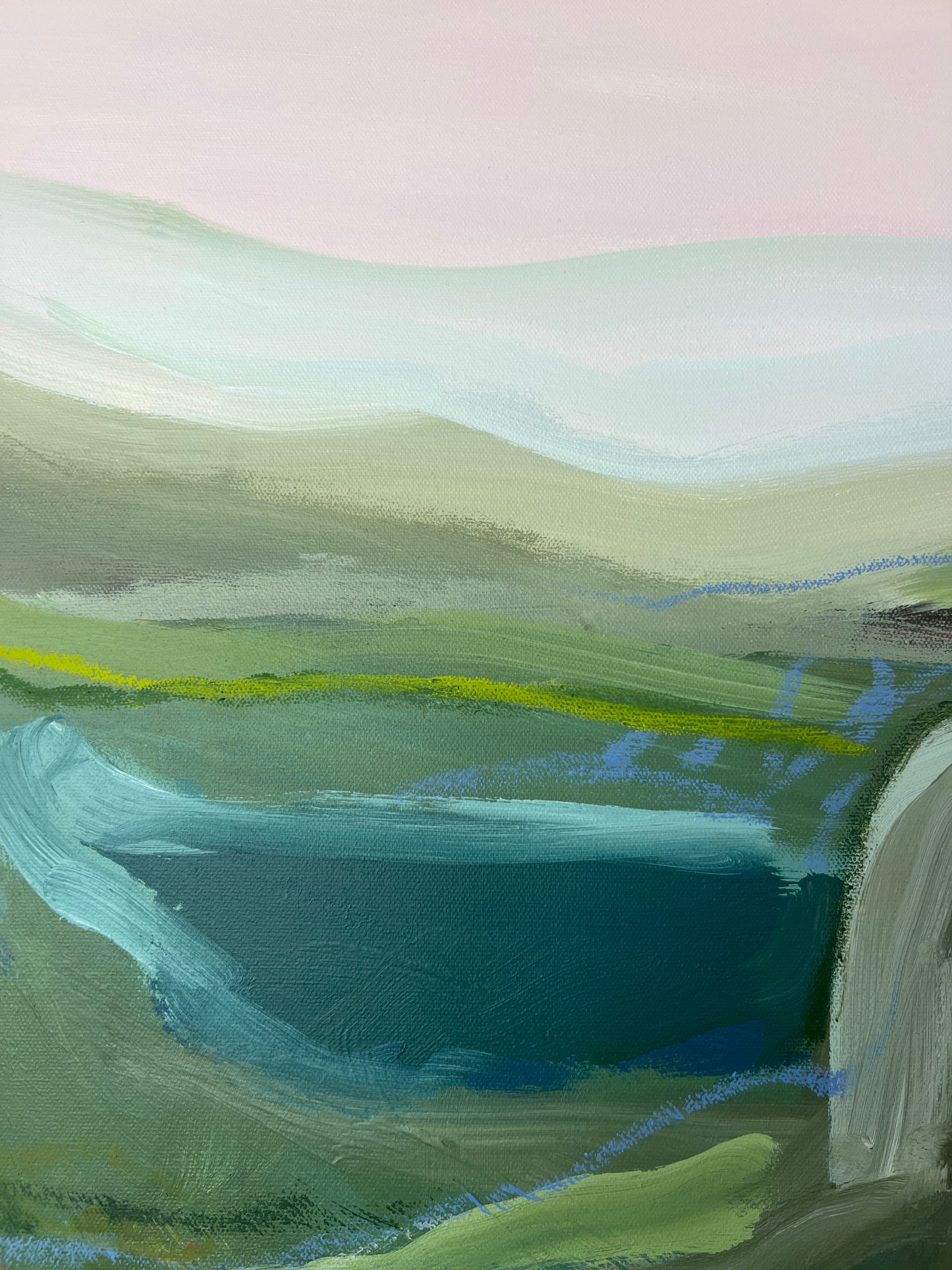 30" x 40" Abstract Landscape