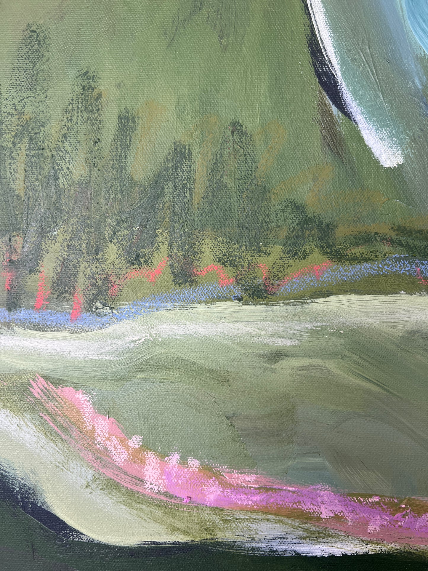 30" x 40" Abstract Landscape