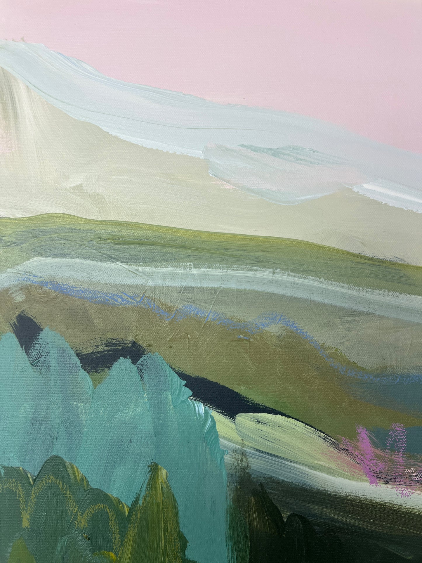 30" x 40" Abstract Landscape