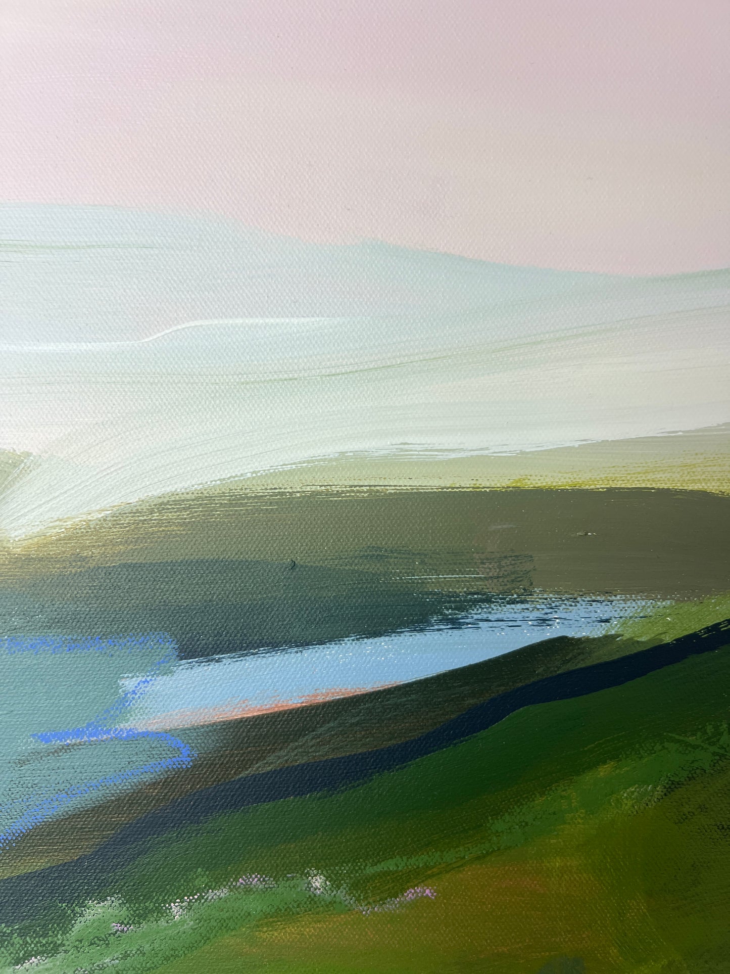 30" x 40" Abstract Landscape