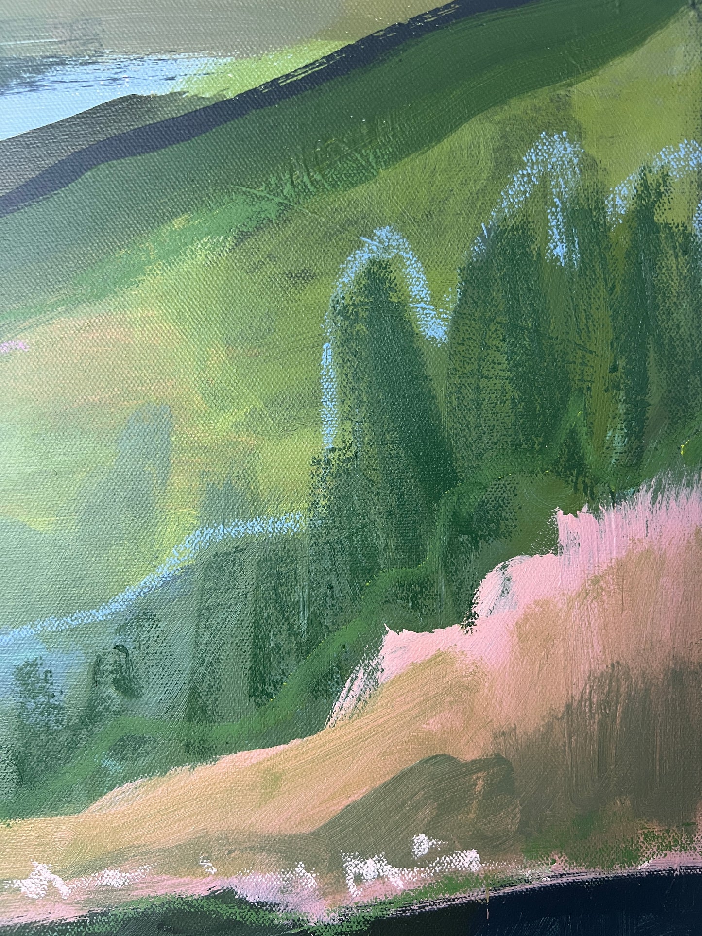 30" x 40" Abstract Landscape