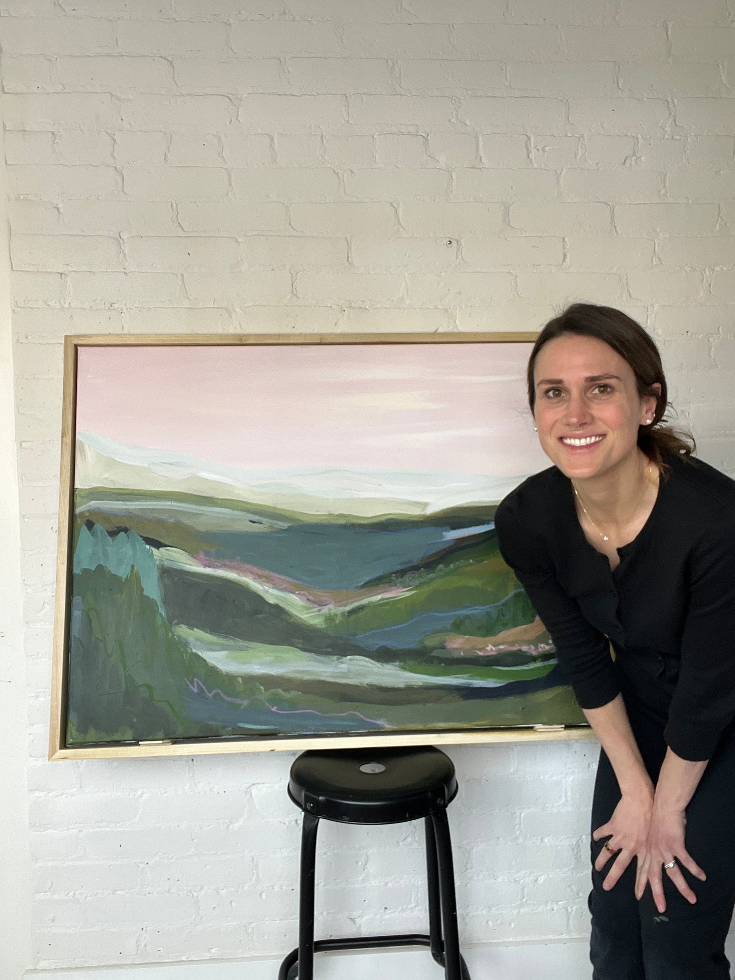 30" x 40" Abstract Landscape