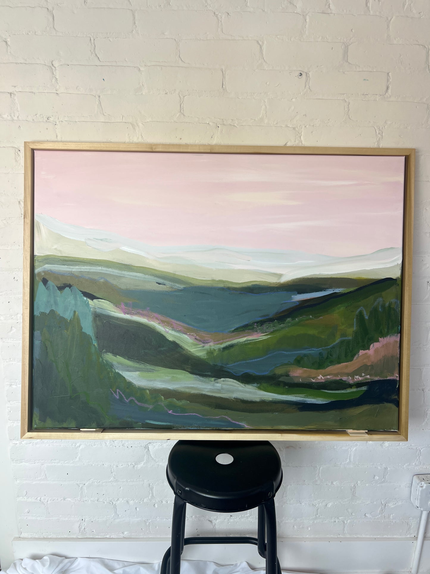 30" x 40" Abstract Landscape