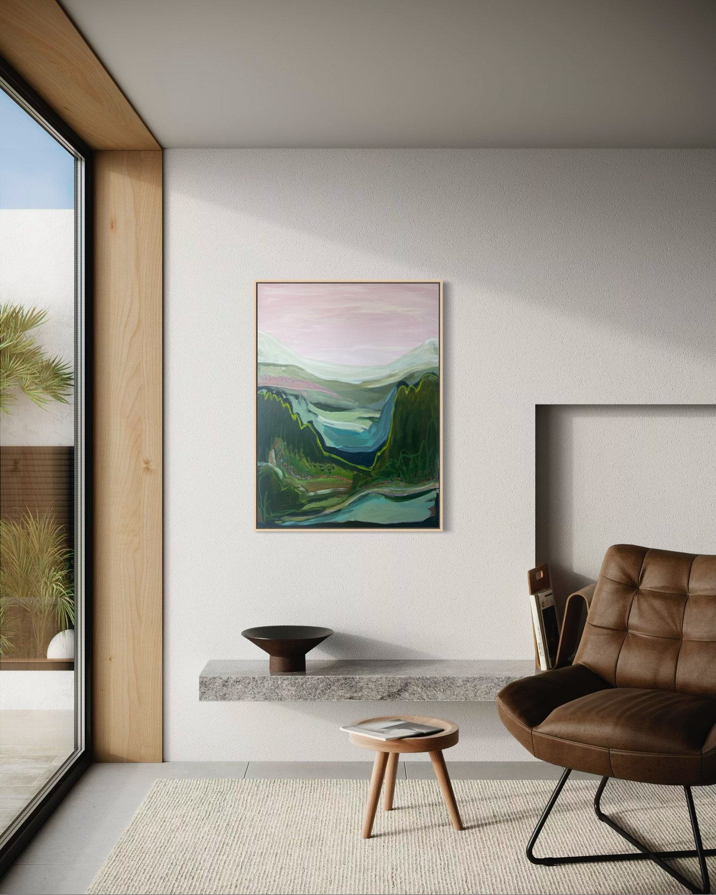 48"x36" Abstract Landscape