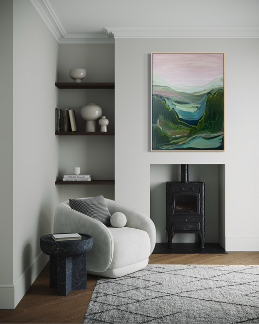 48"x36" Abstract Landscape