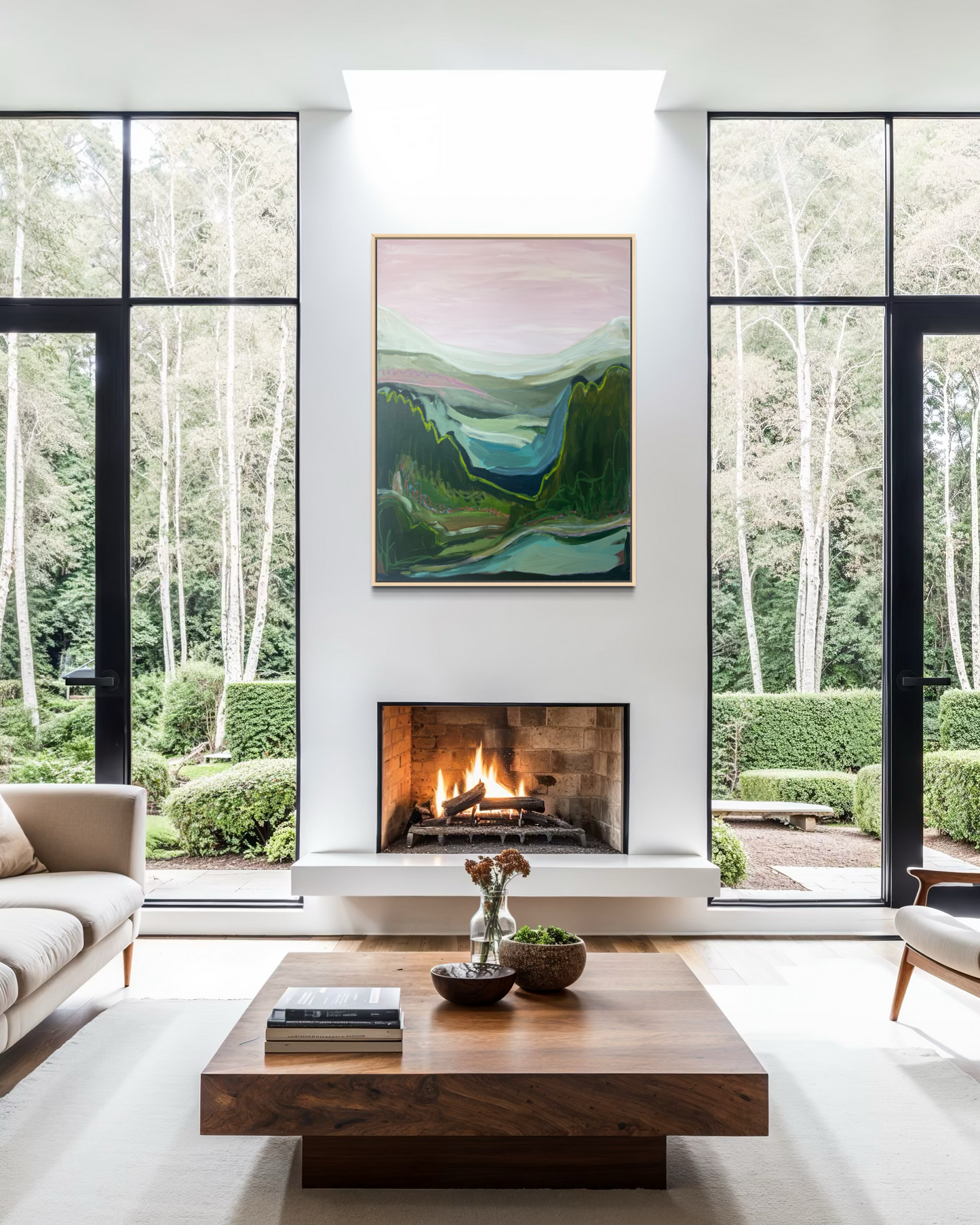 48"x36" Abstract Landscape