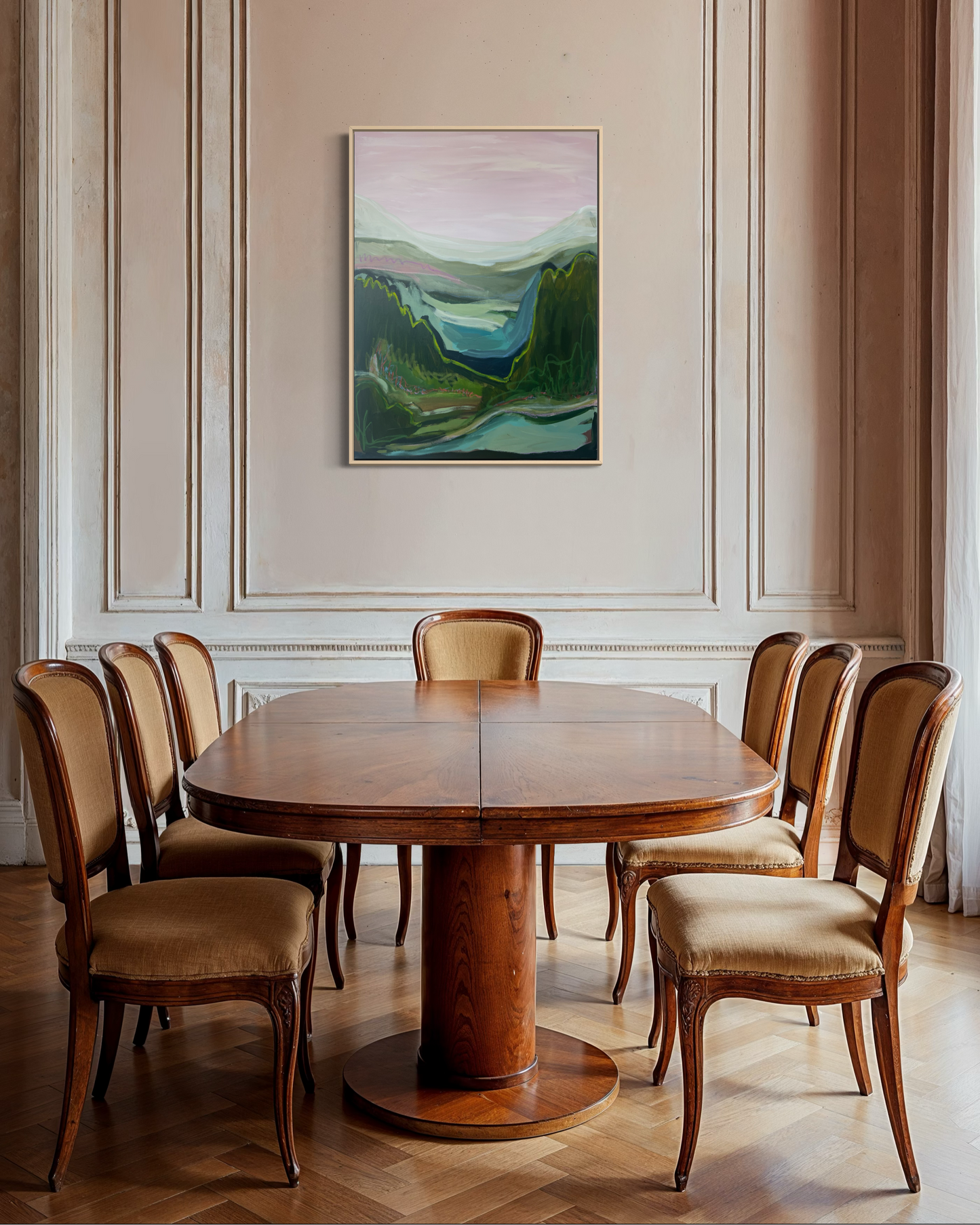 48"x36" Abstract Landscape