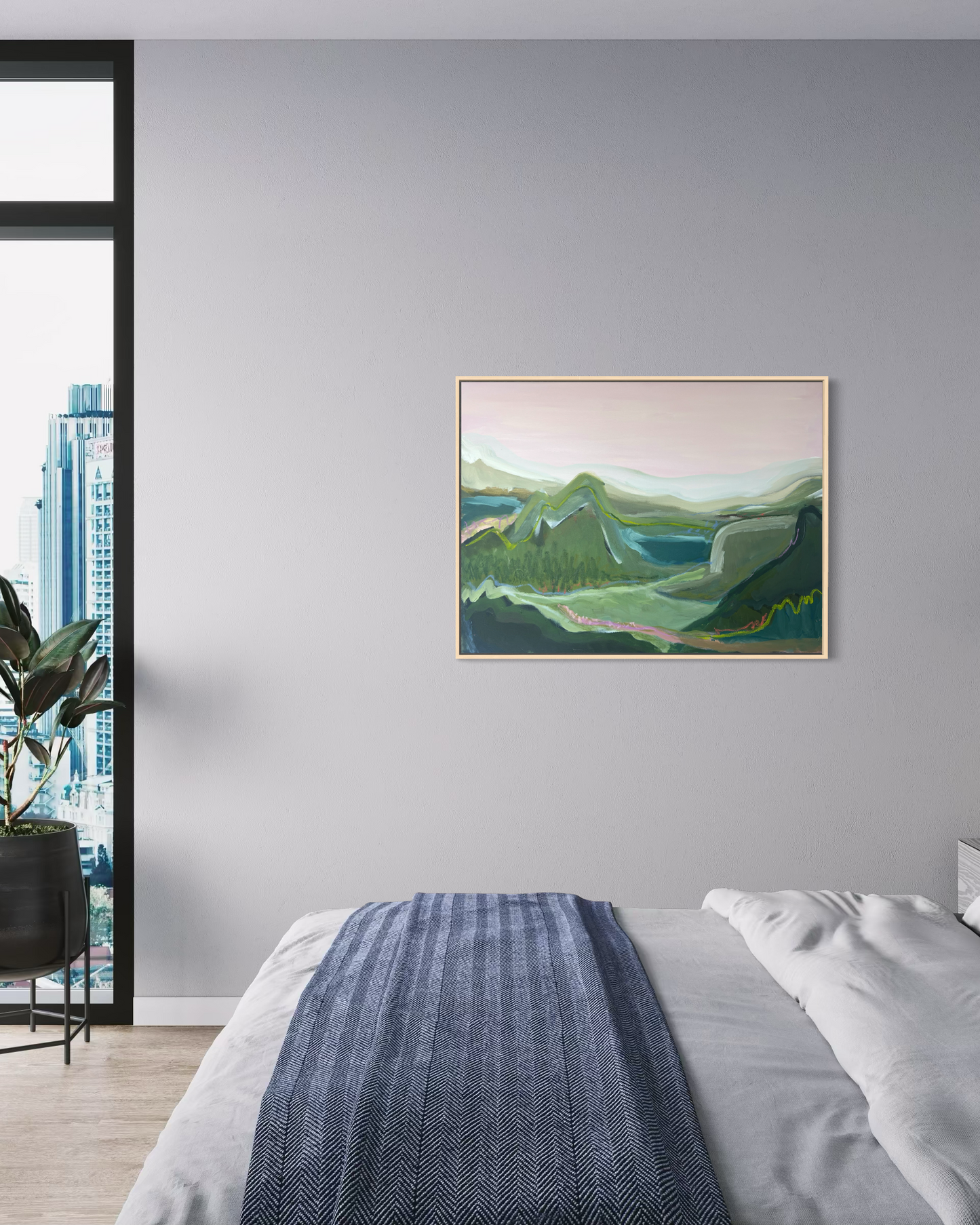 30" x 40" Abstract Landscape