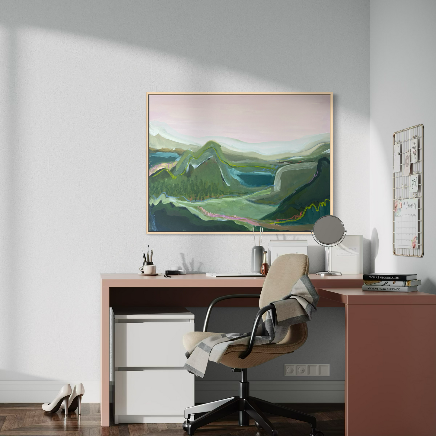 30" x 40" Abstract Landscape