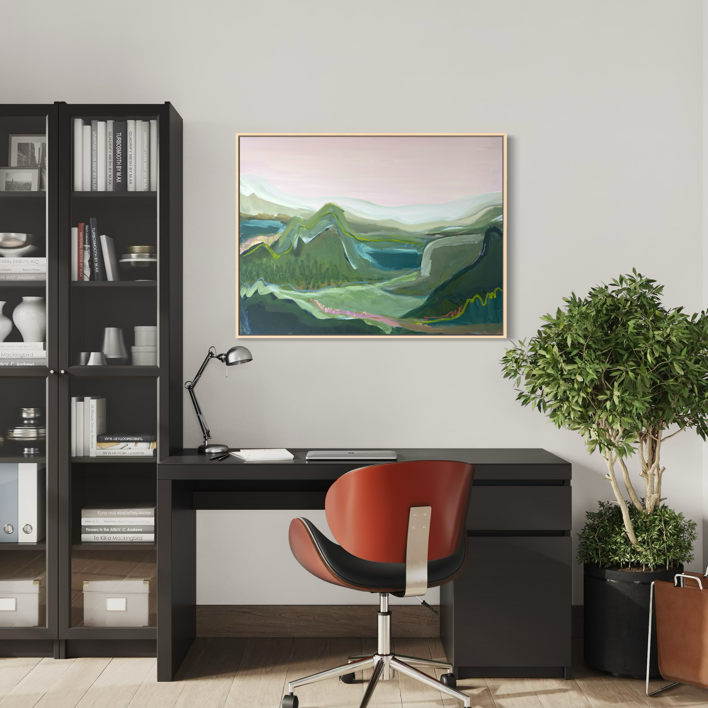 30" x 40" Abstract Landscape