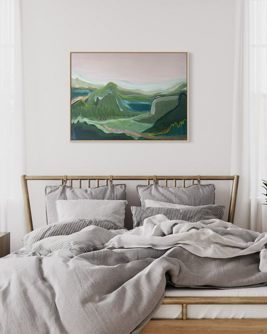 30" x 40" Abstract Landscape