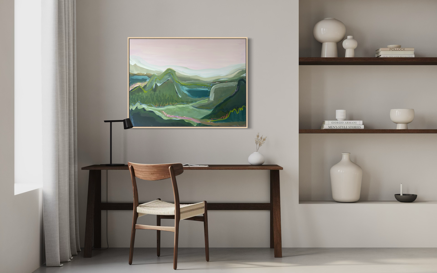 30" x 40" Abstract Landscape