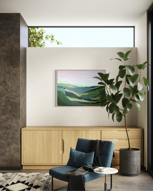 30" x 40" Abstract Landscape