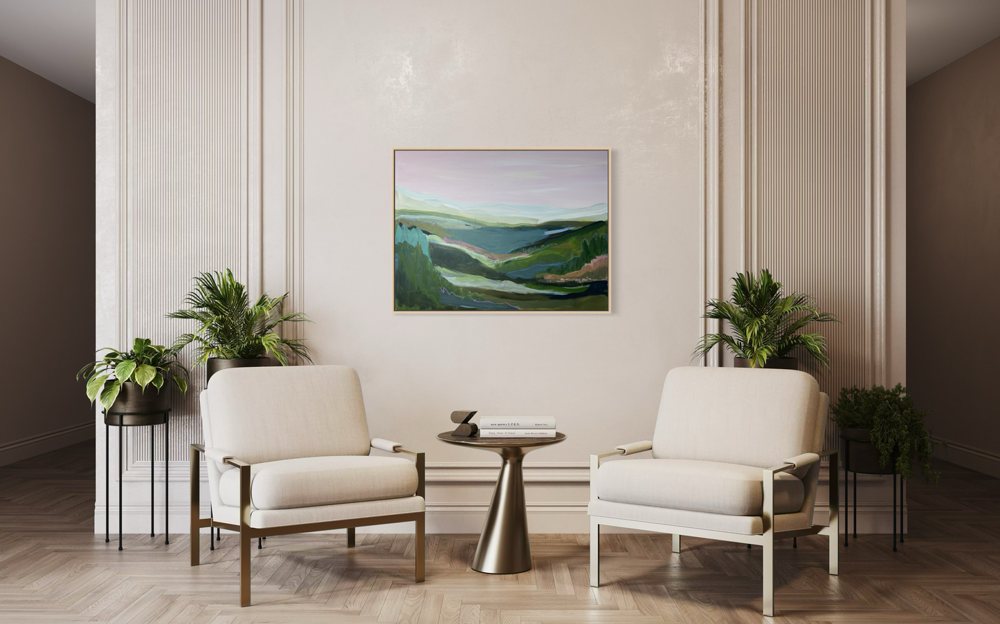 30" x 40" Abstract Landscape
